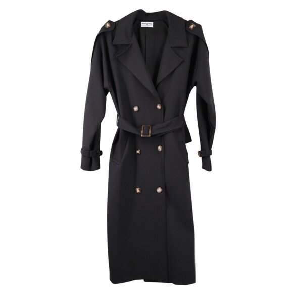 🎀 Onyx Trench Coat - Onesize - Picture 1 of 12